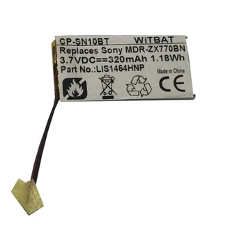 Батерия за Sony MDR-ZX750BN MDR-ZX770BN MDR-10RBT Слушалки Слушалки Нов Li-po 3,7 В US342243, LIS1454HNP, 1-853-017-13, 7820DB0345