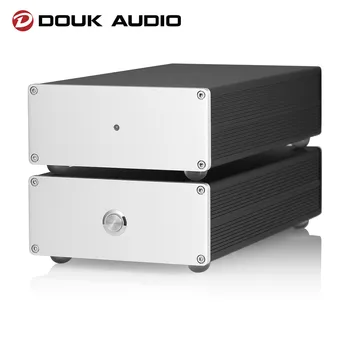 Аудиофонический предусилвател Douk Аудио HiFi за плейъри MM/MC + Линеен Източник на захранване Стереофоничен Усилвател от клас A за домашни плейъри