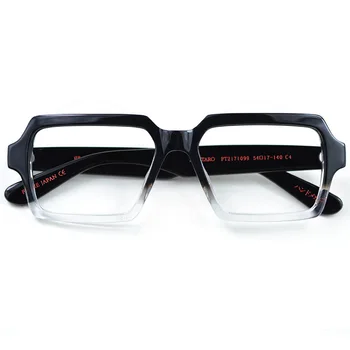 Прозрачни Реколта Рамки За Очила Дамски Мъжки Оптични Очила RX Черен + прозрачни Очила За Късогледство Са Прозрачни Очила Ръчно изработени