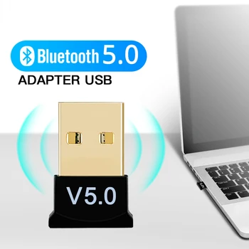 USB Bluetooth Адаптер БТ 5,0 USB Безжичен Рецептор Bluetooth Високоговорител Файл Приемник Предавател Ключ Лаптоп Слушалки МОЖНО Подател