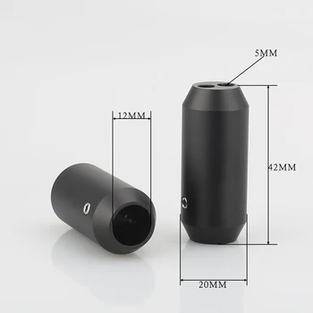 4x Hi-FI Аудио Панталони Y Сплитер RCA Кабел за Високоговорител Кабел Кабели панталони от алуминий 12 мм до 2*5 мм сваляне