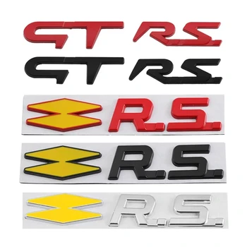 Авто Метален GT RS Спортен Значка Емблема на Стикер Стикер За Renault Logan Clio Megane Kangoo 1 2 3 4 Captur Espace Twingo Duster Kadjar
