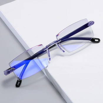 Степента на -1,0 -1,5 -2,0 -2,5 -3,0 -3,5 -4,0 Нова Анти-синя Светлина Готови Очила за Късогледство С Тапицерия Бизнес Оптични Очила
