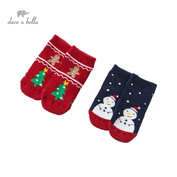 DBX15384 дейв bella зимни Коледни детски чорапи унисекс с герои от анимационни филми, детски модни чорапи за момичета и момчета