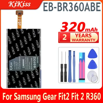320 mah Батерия KiKiss EB-BR360ABE EB-BR365ABE за Samsung Gear Fit2 Фитнес Pro SM-R365 R365 Gear Fit 2 Pro/Fit2 Fit 2 R360