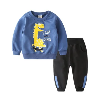ZWF1492, Нови Модни Комплекти дрехи за малките момичета, Детски Блузи с герои + панталони, Детски Костюми с кръгло деколте, Ежедневни облекла за деца