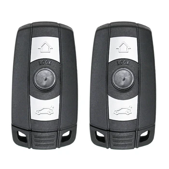 CN006028 Вторичен пазар 3 бутони за дистанционно управление на Автомобилен ключ на BMW 1 3 5 серия, X5 X6 2006-2011 868 Mhz ID46 чип