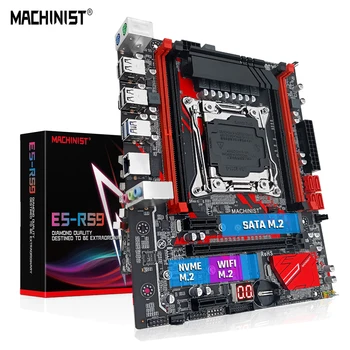 MACHINIST E5 RS 9 дънна Платка LGA 2011-3 Поддръжка на Xeon E5 2640 2666 2670 V3 Процесор на M. 2 NVME Четырехканальный DDR4 БЕЗ ECC RAM