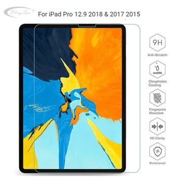 Защитно Стъкло фолио за екрана за iPad 12,9 инча Протектор 9H Закалено Стъкло за iPad Pro 12,9 2018 2015 и 2017 Стъклена фолио за екрана