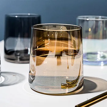 Термостойкое Прозрачно Стъкло Европейската Купа За Вино Хотелски Творчески Чаша За Уиски