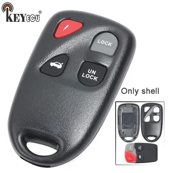 KEYECU за Mazda KPU41805, KPU41777, KPU41701 Подмяна на Дистанционно на Ключа на автомобила за Носене на Ключодържател 3 + 1 И 4 Бутона