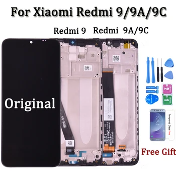 6,53 инча(ове) на Екрана За Xiaomi Redmi 9А 9В Дисплей LCD Сензорен Екран на Таблета, За Redmi 9 LCD Дисплей за Подмяна на Телефон Монтаж на резервни Части