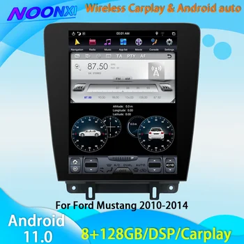 2Din Android 11,0 8 + 128 грама За Ford Mustang 2010-2014 Радио Авто Мултимедиен Плейър Авто Стерео GPS Навигация Главното Устройство DSP Carplay