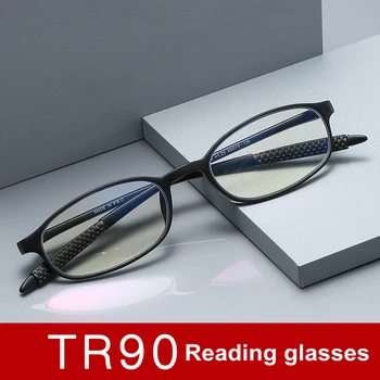 2022 Нови Hd Anti-Blu-Ray Очила за четене Модерен и Удобен Tr90 Ретро Овални Прости Стариковские Slr