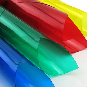 Нова Гореща Разпродажба 0,3 мм Дебелина 10 Цвята PVC Прозрачен Лист ABS Цветни Листа с Размер на 29,8 *21,1 Инча С Високо качество