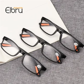 Elbru TR90 Малка Дограма Ультралегкие Очила За Четене Дамски и Мъжки слънчеви Очила за Старческо +1.0 +1.5 +2.0 +2.5 +3.0 +3.5 +4.0