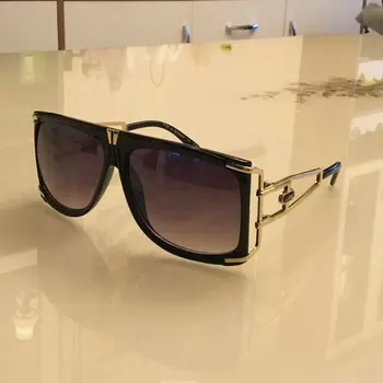 KAPELUS Европейската и американската мода златни слънчеви очила мъжете жаба огледало на личността слънчеви очила