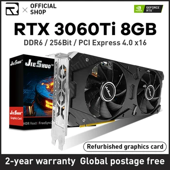 RTX3060TI 8 GB видео карта rtx 3060TI 8 GB 256 bit игри видео карта Nvidia GDDR6 256 NVIDIA GPU DP * 3 PCI