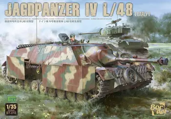 Рамка BT016 1/35 Немски Jagdpanzer IV L /48 [Началото] Модел комплект