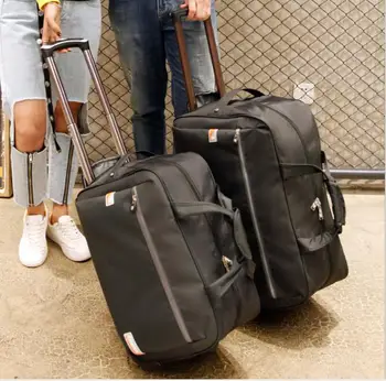 Мъжка Чанта за багаж, мъжки Оксфордския Куфар, Пътни чанти-колички На Колела, Пътни Чанти на Колела, ръчния багаж, Чанта за Количка