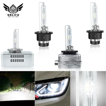 Yalifu D1S D2S D4S D5S ксенонови лампи LED Автомобилни Фарове 12 В 24 В 6000 До 35 W Фарове за мъгла на светлината на Прожекторите Турбо LED СДС Чип Супер Ярък
