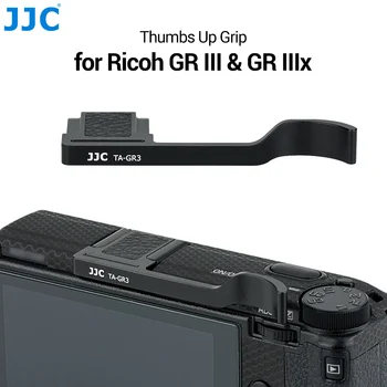 JJC Дръжка с палец за Ricoh GR IIIx III II GR3x GR3 Аксесоари за Камери Алуминиево покритие за топла башмака Делото за Топла Башмака