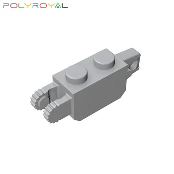 Строителни блокове Technicalalalal 1x2 тухли с панти от двете страни 10 бр. Съвместими части от частици Moc Toy 30386
