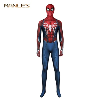 Marvel Spiderman PS5 2 Cosplay Боди Питър Паркър Cosplay Костюм Възрастен Хелоуин Cosplay Костюм на Супергерой